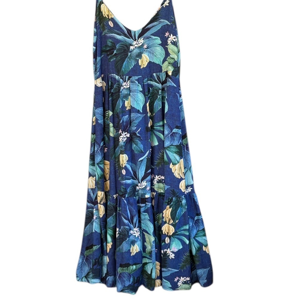 EUC Anthropologie Farm Rio Tropical Floral Maxi Dress Size Small - Picture 7 of 10